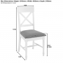 Wilmslow White Painted Dining Chair 