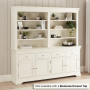 Wilmslow White Painted Extra Large 4 Drawer 4 Door Sideboard