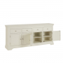 Wilmslow White Painted Extra Large 4 Drawer 4 Door Sideboard