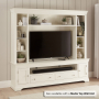 Wilmslow White Painted XXL Widescreen TV Unit Stand – Up to 100” TV Size