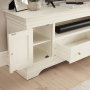 Wilmslow White Painted XXL Widescreen TV Unit Stand – Up to 100” TV Size