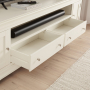 Wilmslow White Painted XXL Widescreen TV Unit Stand – Up to 100” TV Size