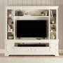 Wilmslow White Painted XXL Widescreen TV Media Storage Grand Wall Unit