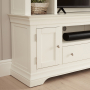 Wilmslow White Painted XXL Widescreen TV Media Storage Grand Wall Unit