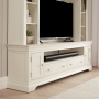 Wilmslow White Painted XXL Widescreen TV Media Storage Grand Wall Unit