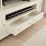 Wilmslow White Painted XXL Widescreen TV Media Storage Grand Wall Unit