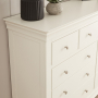 Wilmslow White Painted Extra Large Jumbo 10 Drawer Chest