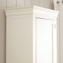 Wilmslow White Painted Single Shaker Kitchen Pantry Storage Cupboard