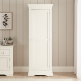 Wilmslow White Painted Single Shaker Kitchen Pantry Storage Cupboard