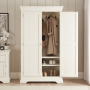 Wilmslow White Painted Double Hallway Coat & Shoe Cupboard