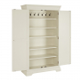 Wilmslow White Painted Double Hallway Coat & Shoe Cupboard
