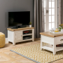 Cheshire Cream Painted Small TV Unit - Up to 45" TV Size