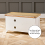Cheshire Cream Painted Small TV Unit - Up to 45" TV Size