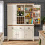 Cheshire Cream Triple Kitchen Larder Pantry Cupboard