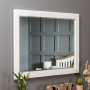 Cheshire Cream Painted Large Wall Mirror - 108cm x 78cm