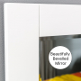 Cheshire Cream Painted Large Wall Mirror - 108cm x 78cm