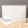 Cheshire Cream Painted Large Wall Mirror - 108cm x 78cm