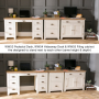 Cheshire Cream Painted Large Twin Pedestal Desk