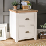 Cheshire Cream Painted 2 Drawer Filing Cabinet