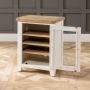 Cheshire Cream Painted Glazed Hi-Fi Media Cabinet Unit