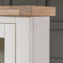 Cheshire Cream Painted Tall Glazed Corner Display Cabinet
