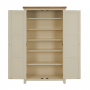 Cheshire Cream Painted Double Shaker Linen Storage Cupboard