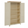 Cheshire Cream Painted Double Shaker Linen Storage Cupboard