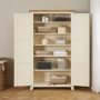 Cheshire Cream Painted Double Shaker Linen Storage Cupboard