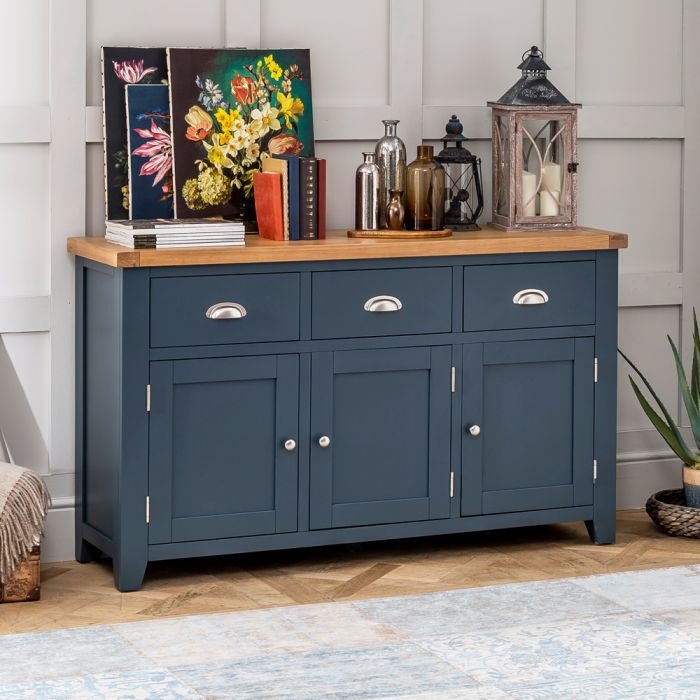 Featured image of post Blue Sideboard Uk / Ideal for the dining room, living room or hall, our range of sideboards will offer style and plenty of storage space.