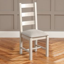 Downton Grey Painted Ladder Back Dining Chair