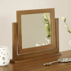 Rustic Oak Vanity Mirror