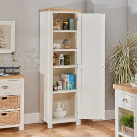 Cotswold Cream Painted Single Shaker Kitchen Pantry Cupboard