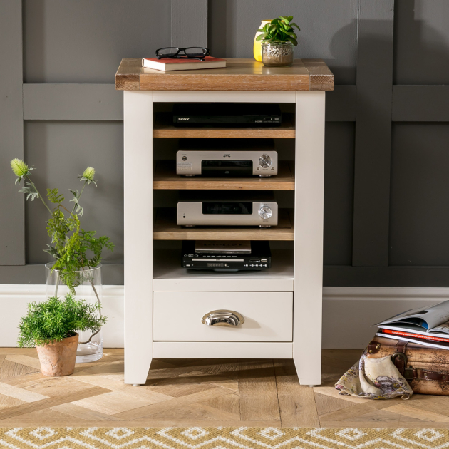 Cream corner deals shelf unit
