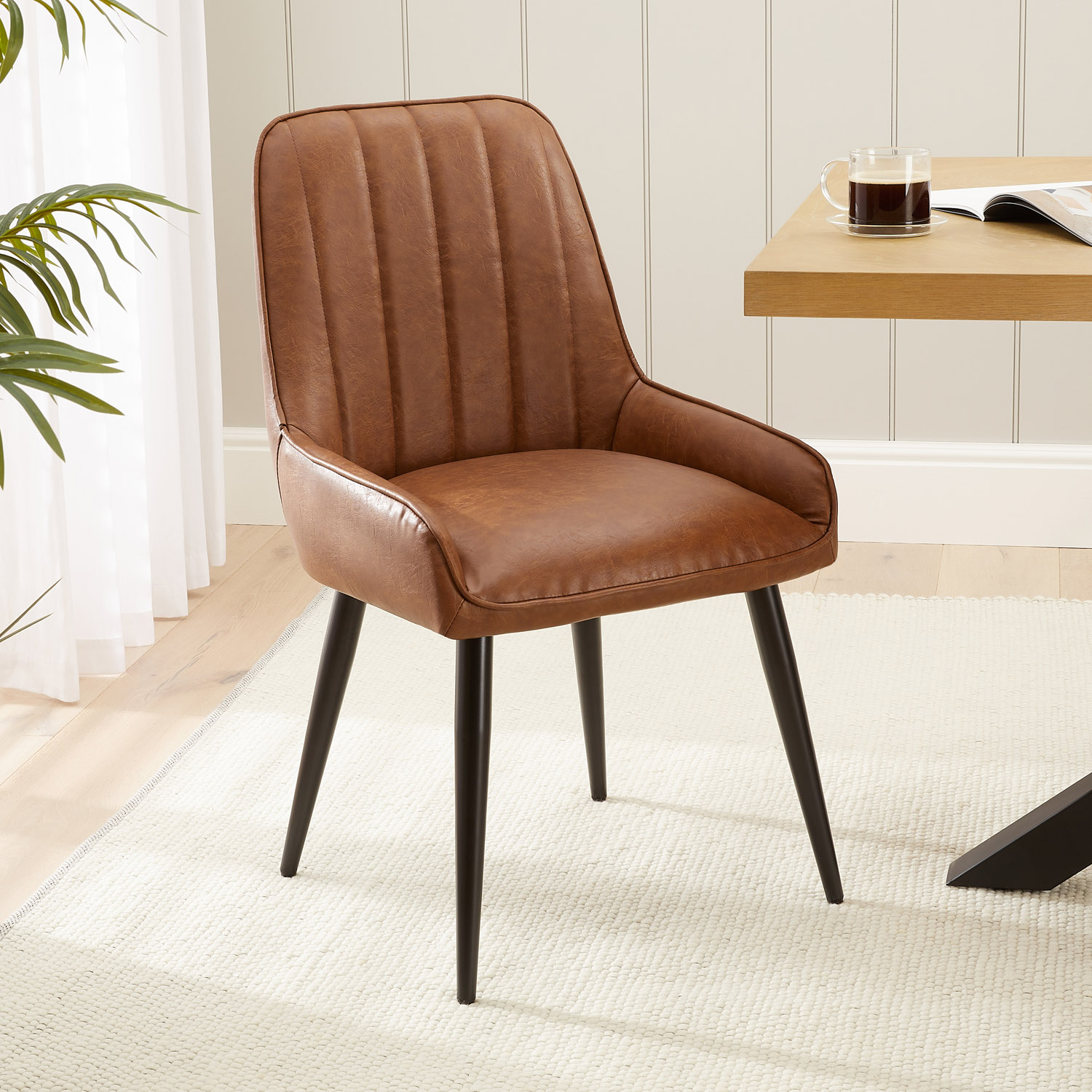 Cheap leather dining chairs discount
