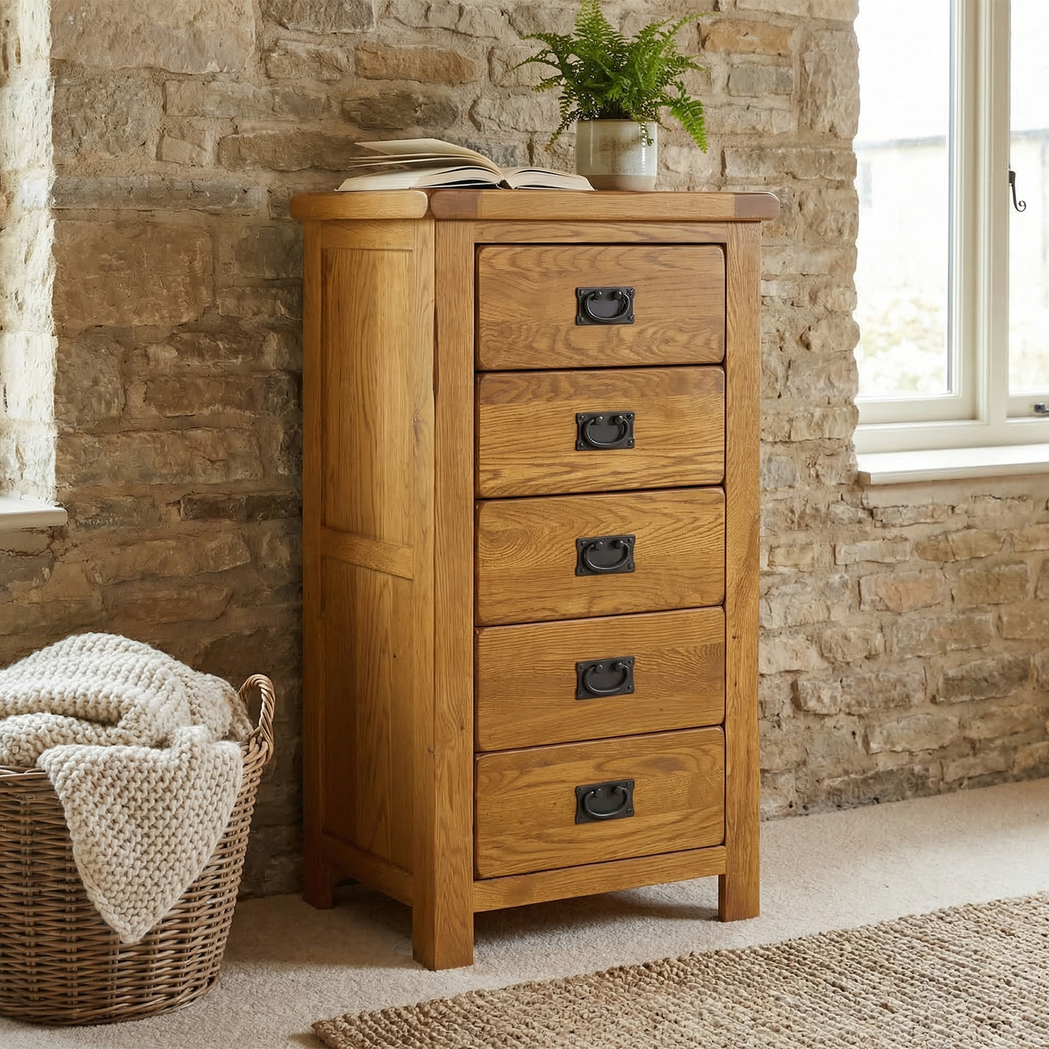Cami Drawersカントリーチェスト　オリブグレー of Chest Country Bedroom 58.5 Modern, Mid-Century Dresser, 6-Drawer チェスト・タンス